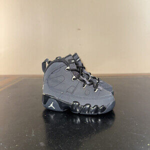 Nike Air Jordan 9 Retro Anthracite Grey 401812-013 Toddler Td Size 4C